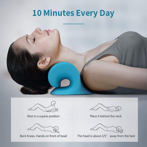 Neck Stretcher | ChiroBussy | Shoulder Relaxer Cervical Traction Chiropractic Pillow - Image 9