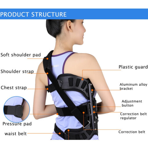 Adjustable Scoliosis Brace Posture Corrector - Image 3