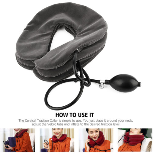 Cervical Neck Traction Device, Neck Stretcher Brace - Image 6