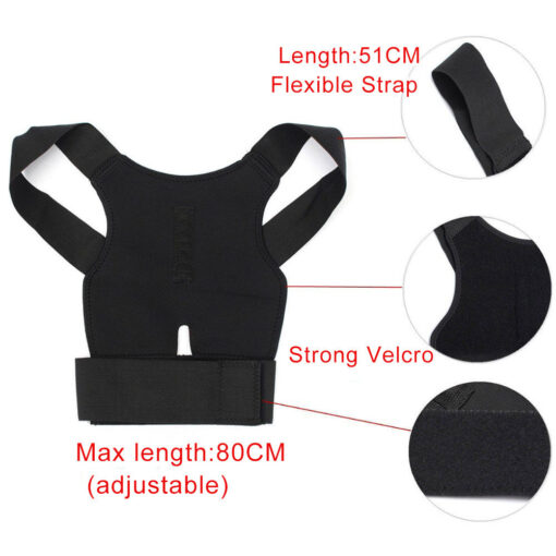 Back Lumbar Shoulder Corrector with Magnet Stone - Image 3