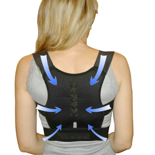 Back Lumbar Shoulder Corrector with Magnet Stone - Image 2