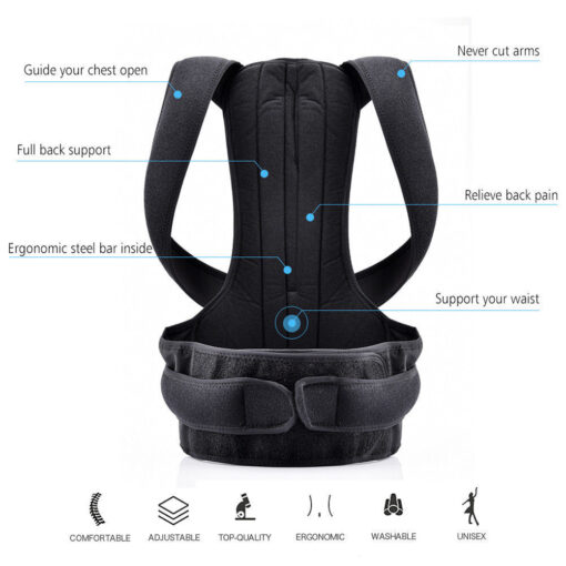 Men Women Adjustable Magnetic Posture Corrector - Image 6