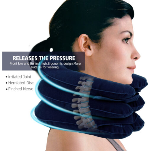 Cervical Neck Traction Device, Neck Stretcher Brace - Image 3